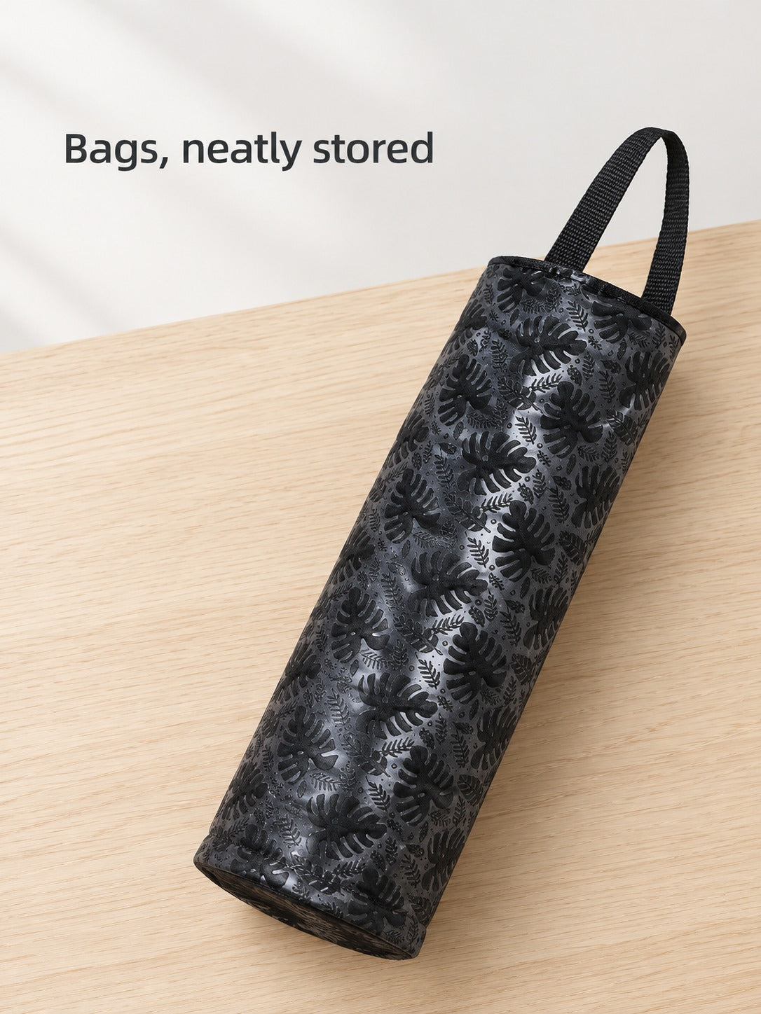 Wall Mounted Plastic Bag Holder for Kitchen Storage