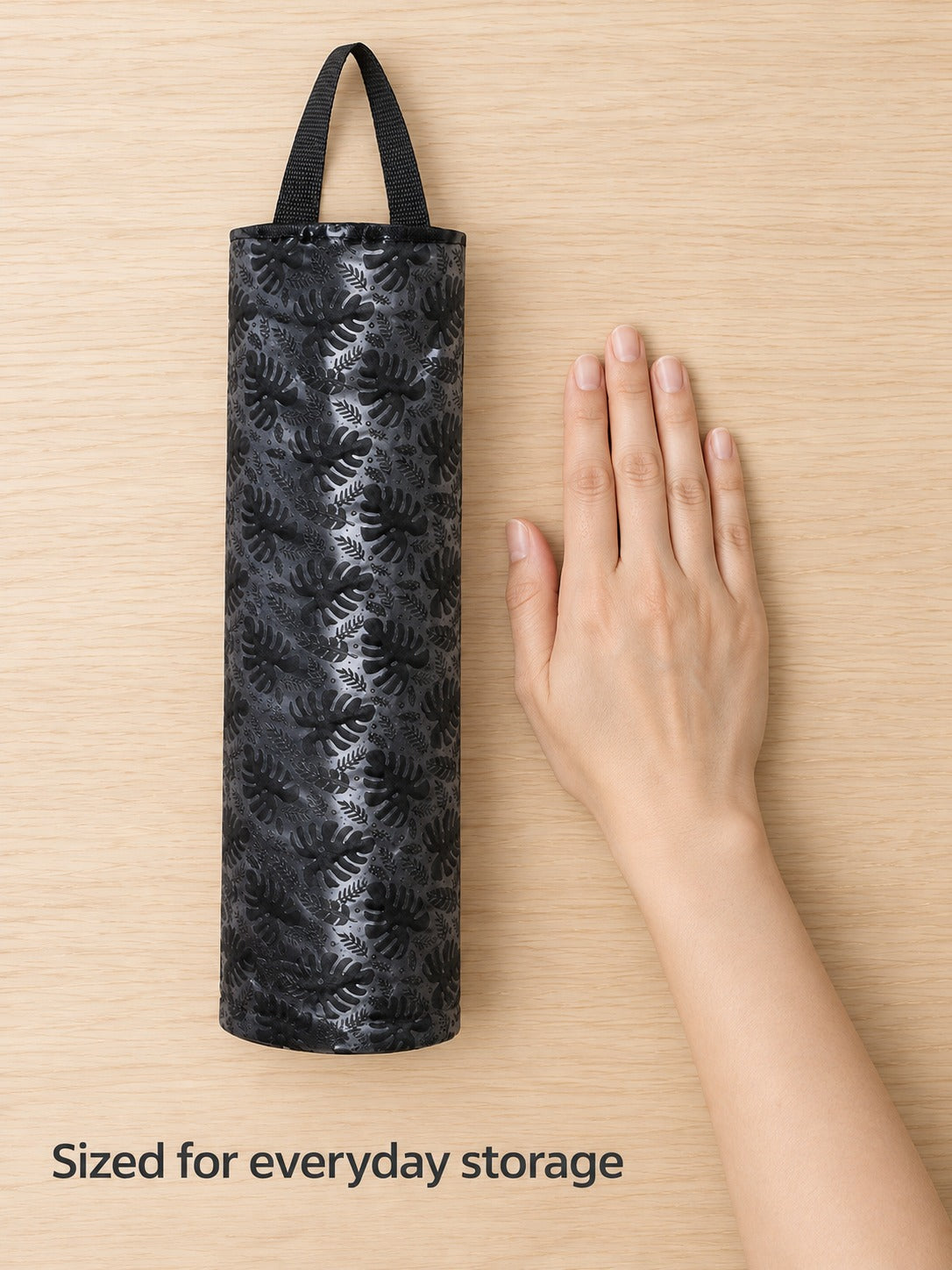 Wall Mounted Plastic Bag Holder for Kitchen Storage