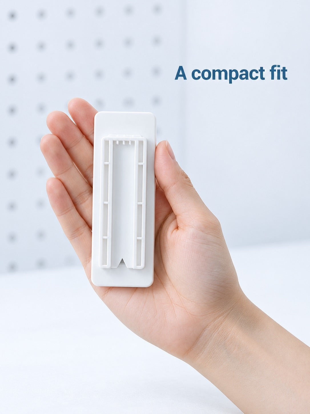 Wall-Mounted Power Strip: No-Drill Adhesive Wall Mount
