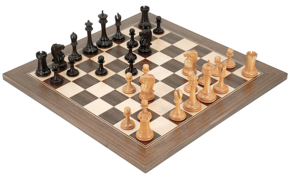 Wooden International Chess Board for Elegant Game Rooms