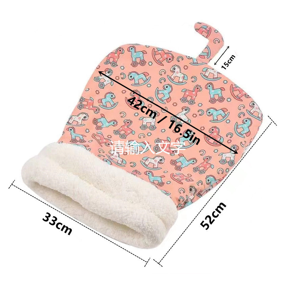 Enclosed Cat Sleeping Bag for Warm, Cozy Indoor Naps