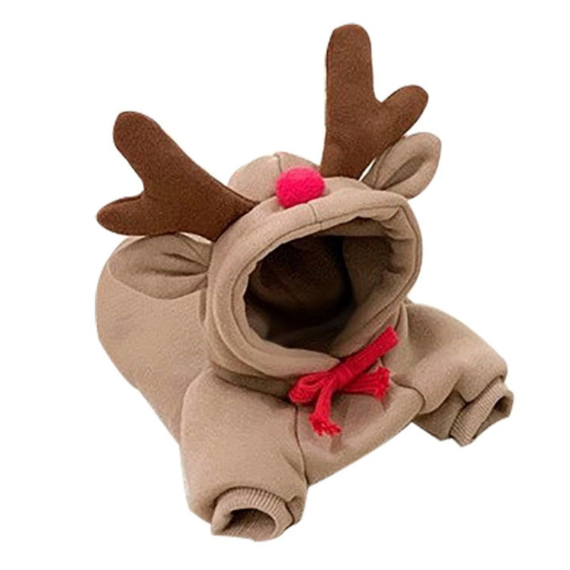 Small Dog Winter Coat Hoodie for Cozy Winter Coverage