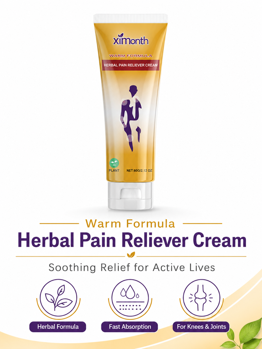 Warming Herbal Joint Pain Relief Cream — Deep Penetrating