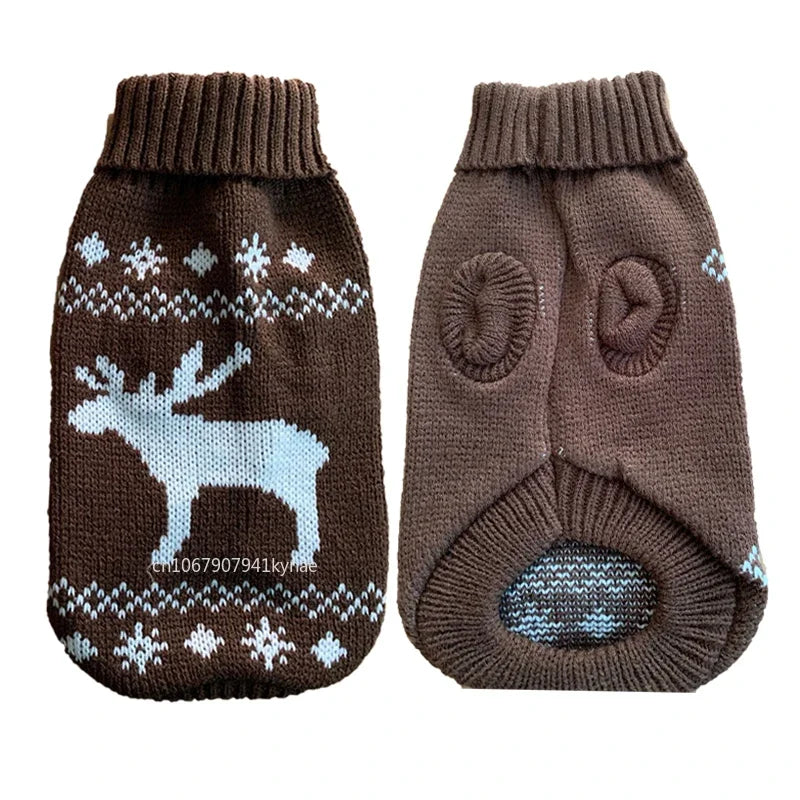 Dog Sweater for Small Dogs | Warm Knit Winter Coat