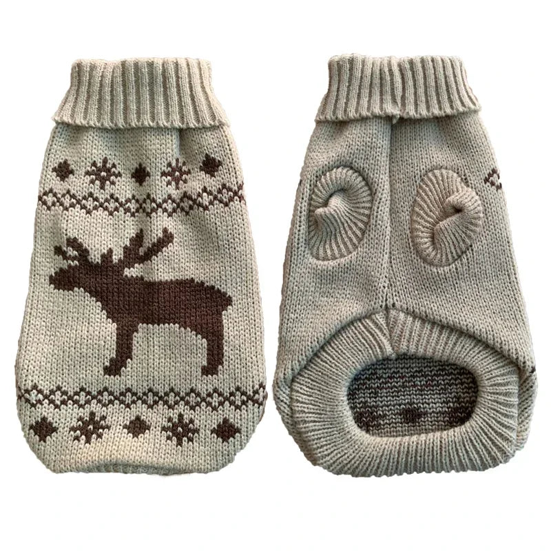 Dog Sweater for Small Dogs | Warm Knit Winter Coat