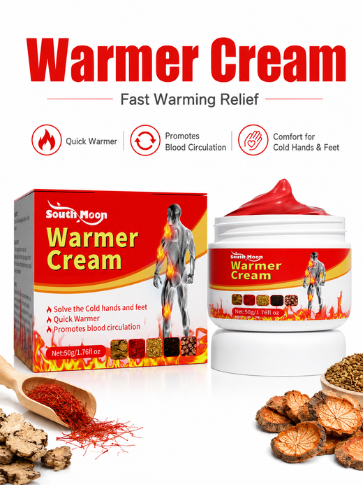 Warming Muscle & Circulation Cream — Natural Heat Relief