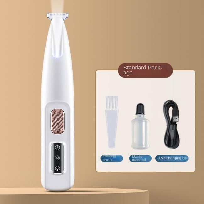 Waterproof Pet Paw Trimmer With LED Light & Display