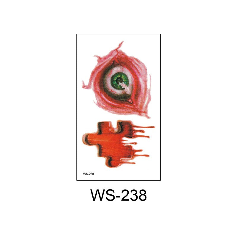 Halloween Scar Temporary Tattoos for Horror Effects