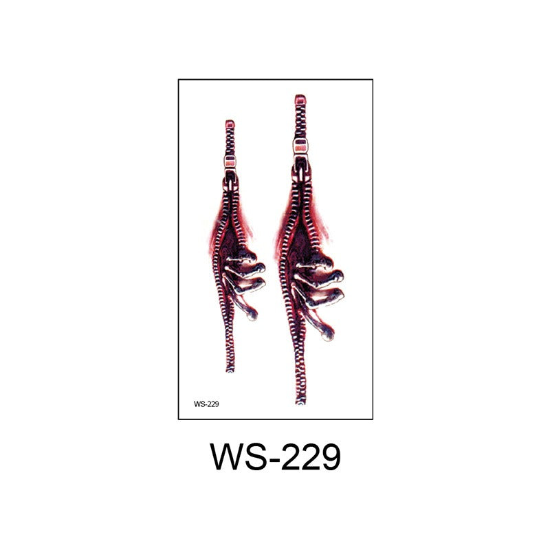 Halloween Scar Temporary Tattoos for Horror Effects