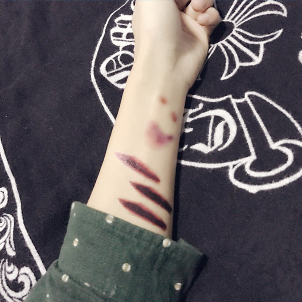 Halloween Scar Temporary Tattoos for Horror Effects