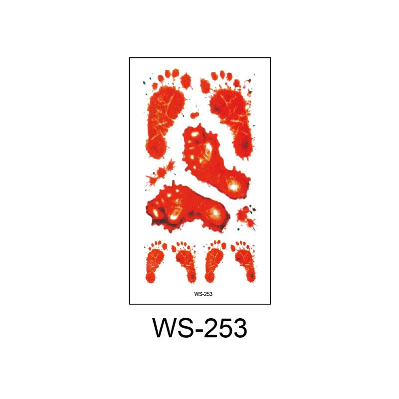 Halloween Scar Temporary Tattoos for Horror Effects