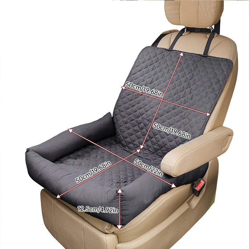 Waterproof Pet Car Seat Cover & Nest for Small Pets