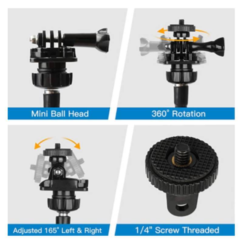 Flexible Webcam Mount Gooseneck for C925e and GoPro