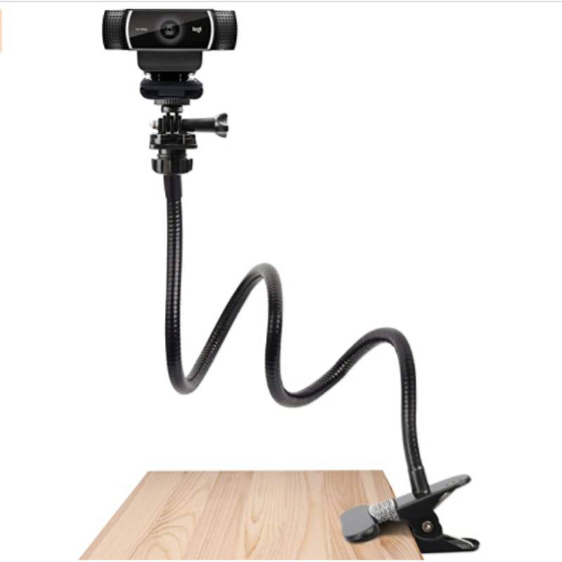 Flexible Webcam Mount Gooseneck for C925e and GoPro