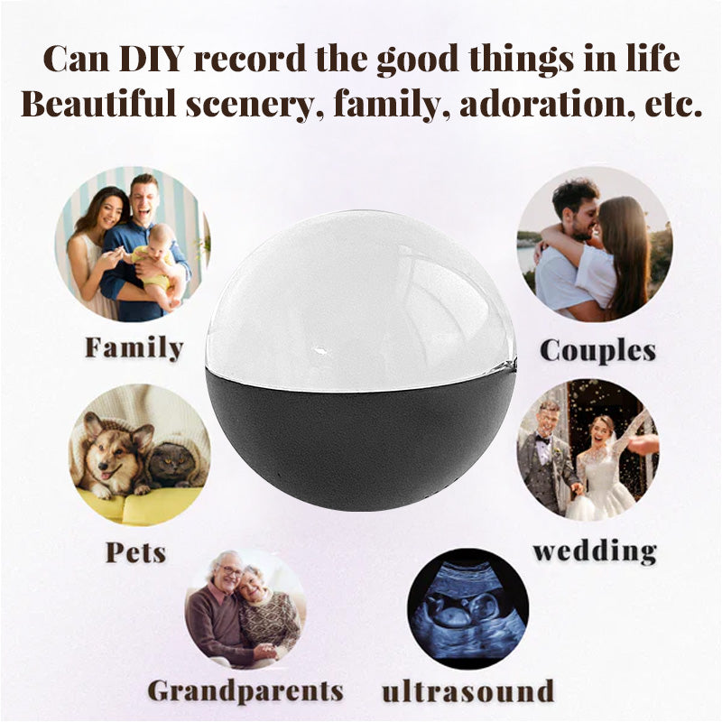 Wedding Video Crystal Ball Memory Display Lamp Gift