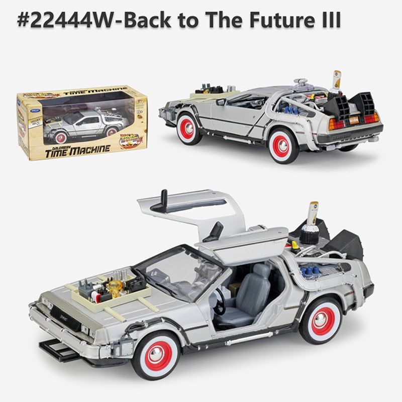 1:24 DeLorean Time Machine Diecast Display Collectible