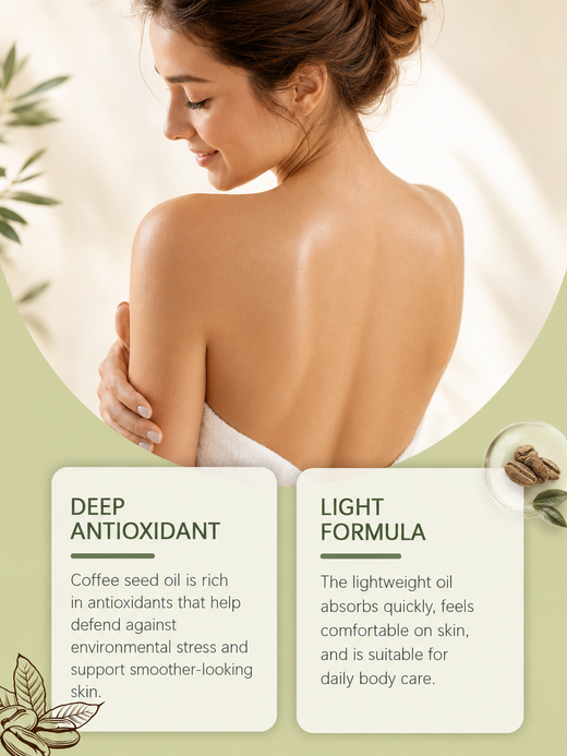 Coffee Seed Essential Oil — Deep Antioxidant Skin Nourishment