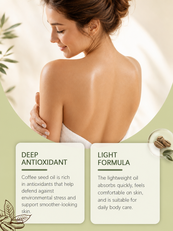 Coffee Seed Essential Oil — Deep Antioxidant Skin Nourishment