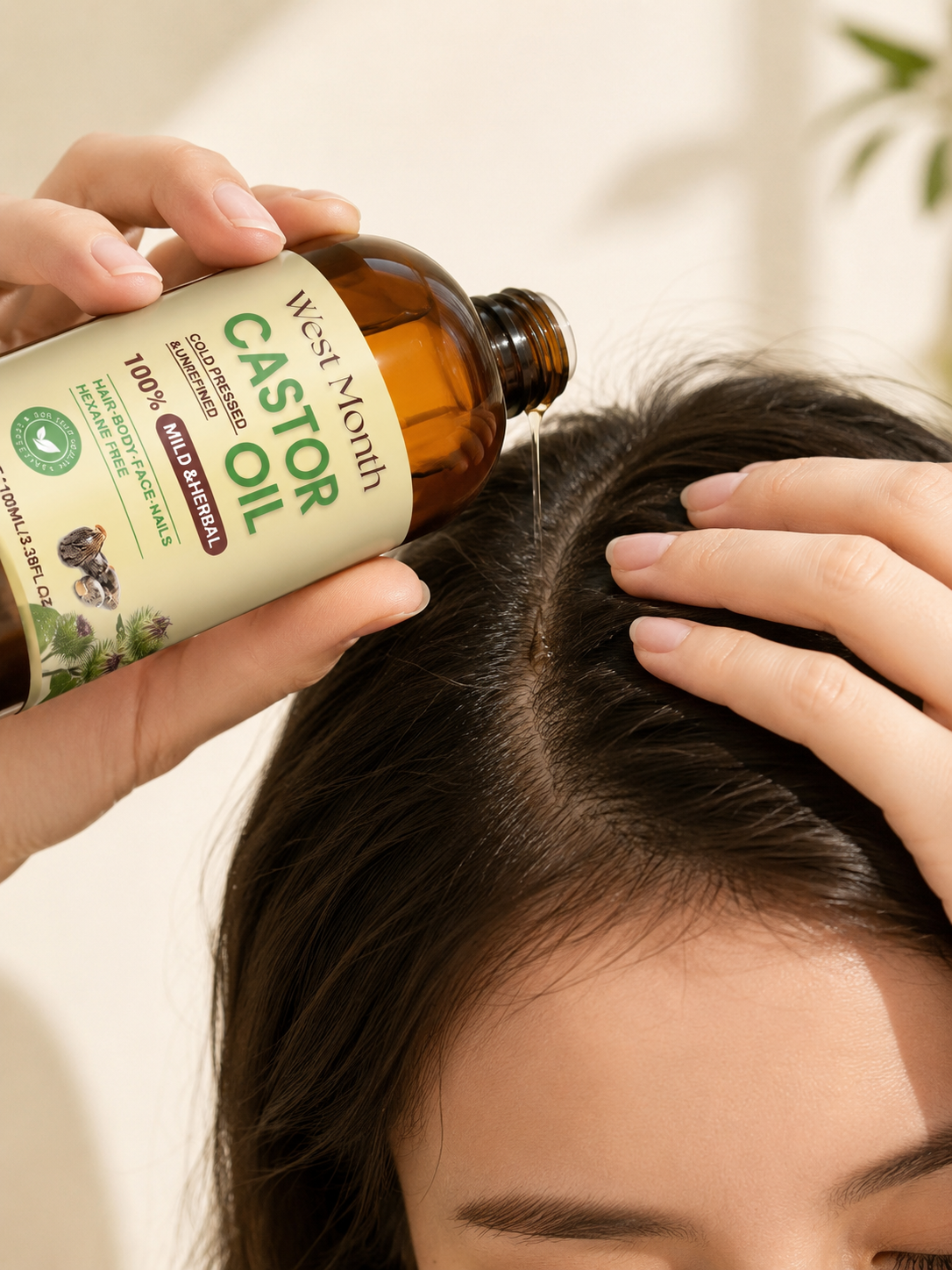 Castor Oil for Hair, Lashes & Brows – Fuller, Healthier in Weeks
