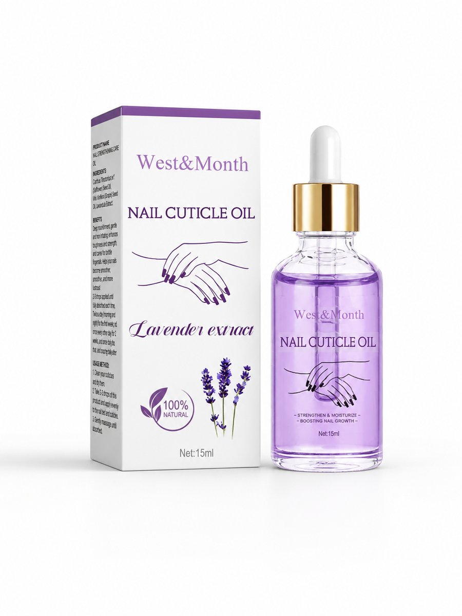 West&Month Nail Cuticle Oil — Strengthen & Brighten Nails