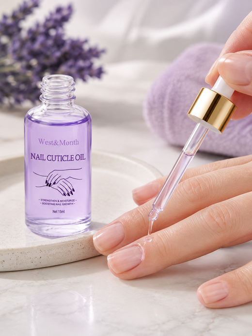 West&Month Nail Cuticle Oil — Strengthen & Brighten Nails
