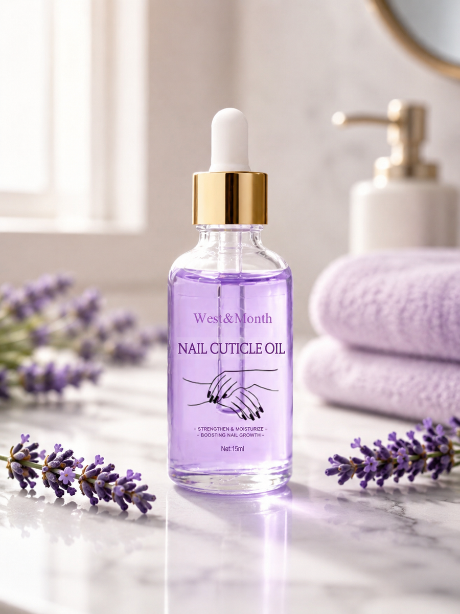 West&Month Nail Cuticle Oil — Strengthen & Brighten Nails