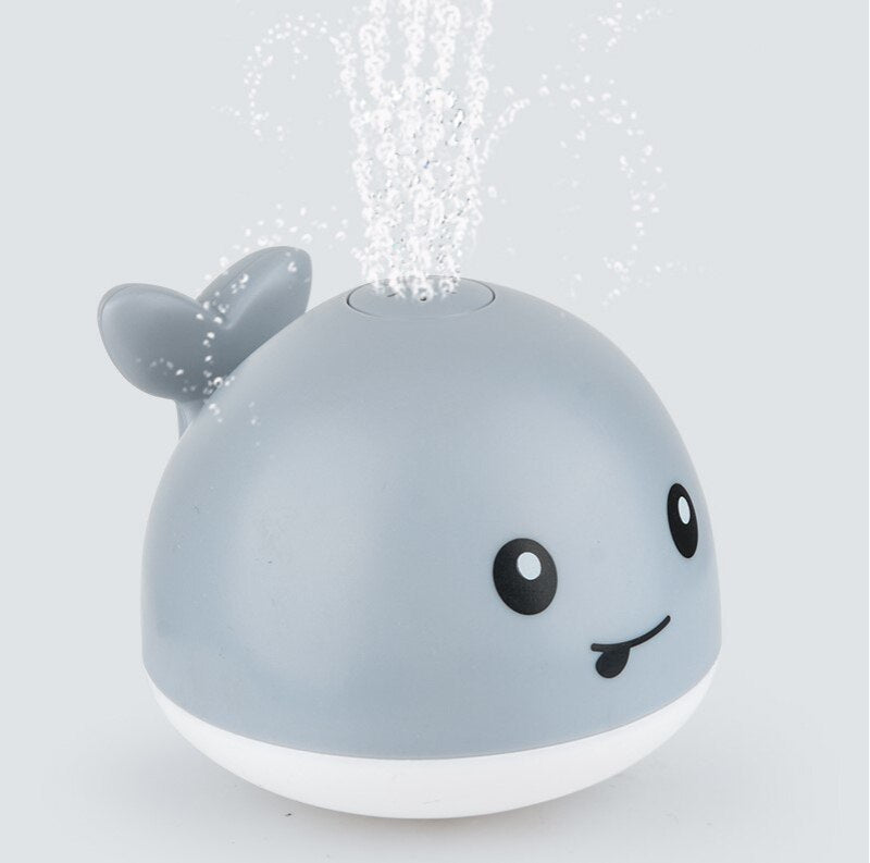 Whale Bath Sprinkler Toy With Automatic Sensing Lights