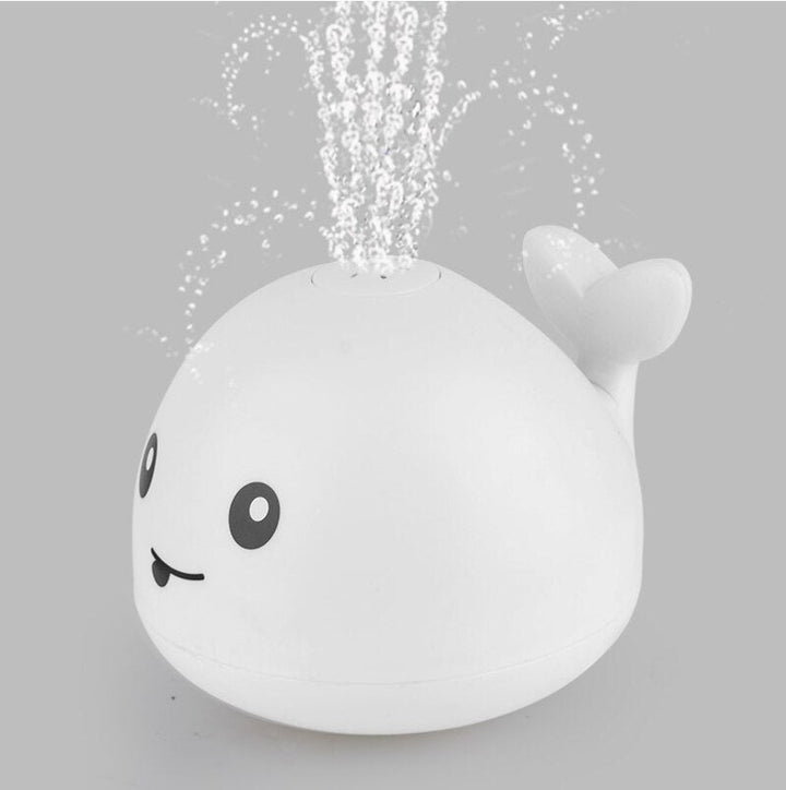 Whale Bath Sprinkler Toy With Automatic Sensing Lights