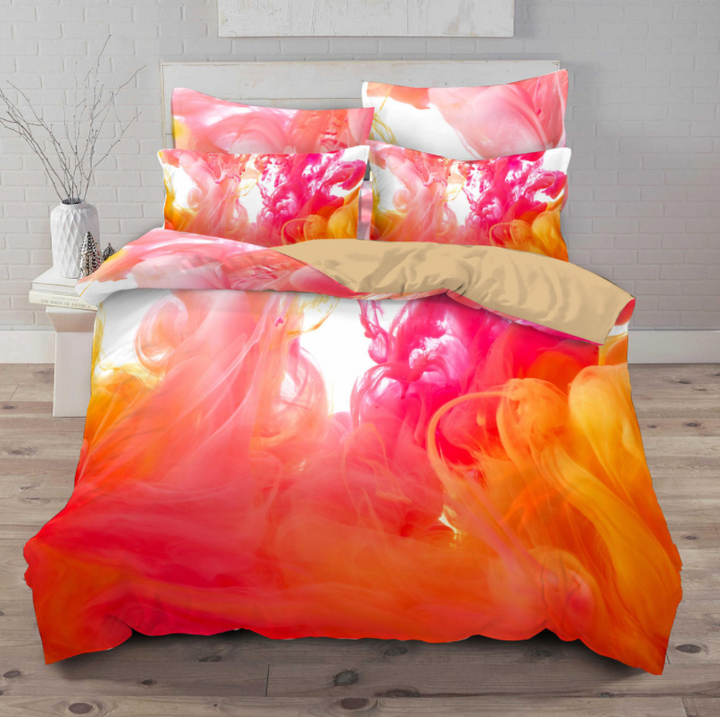 3D Digital Print Quilt Cover Set for Colorful Rooms