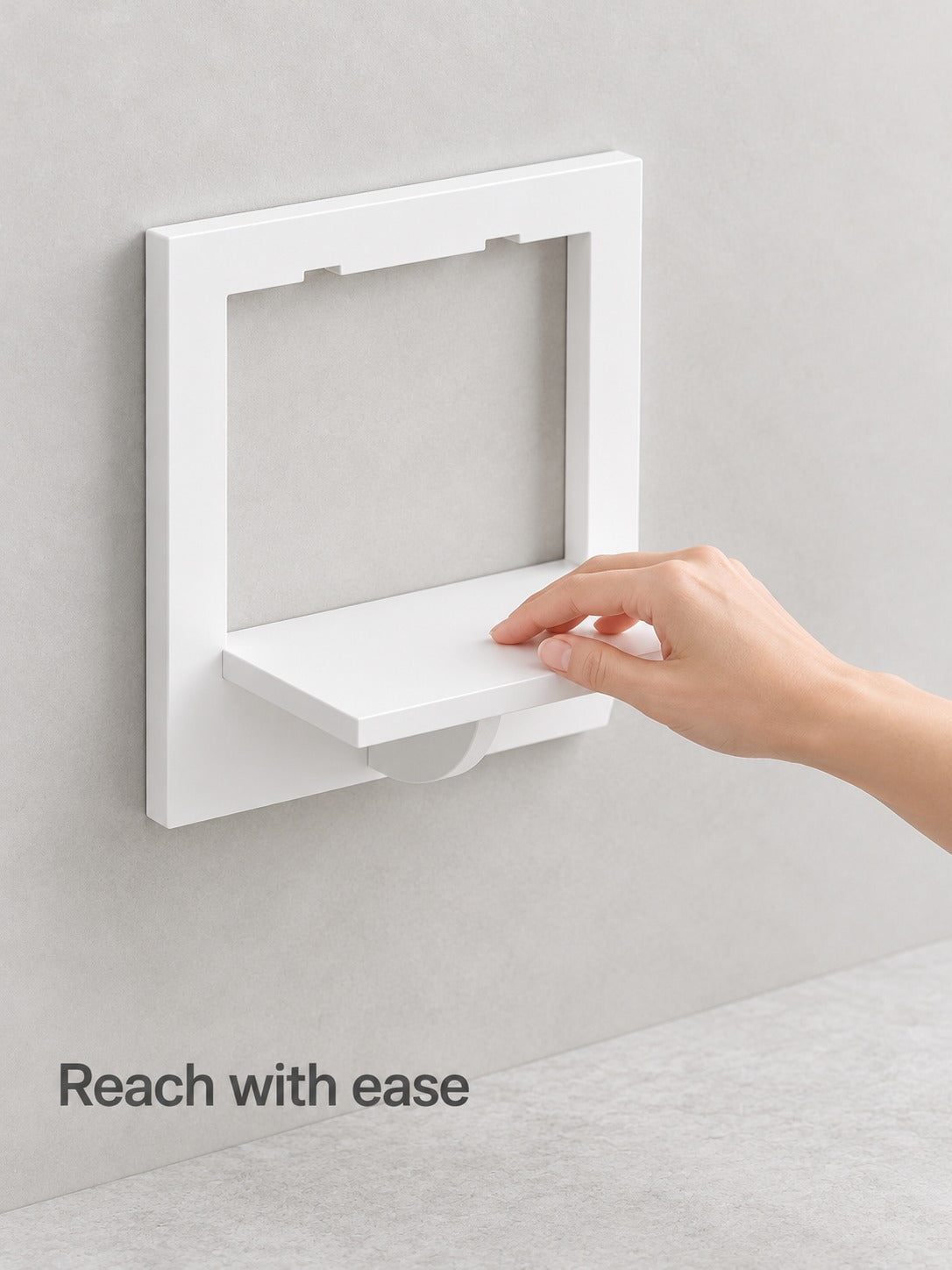 White Hexagon Wall Shelves for Bedroom and TV Wall Decor