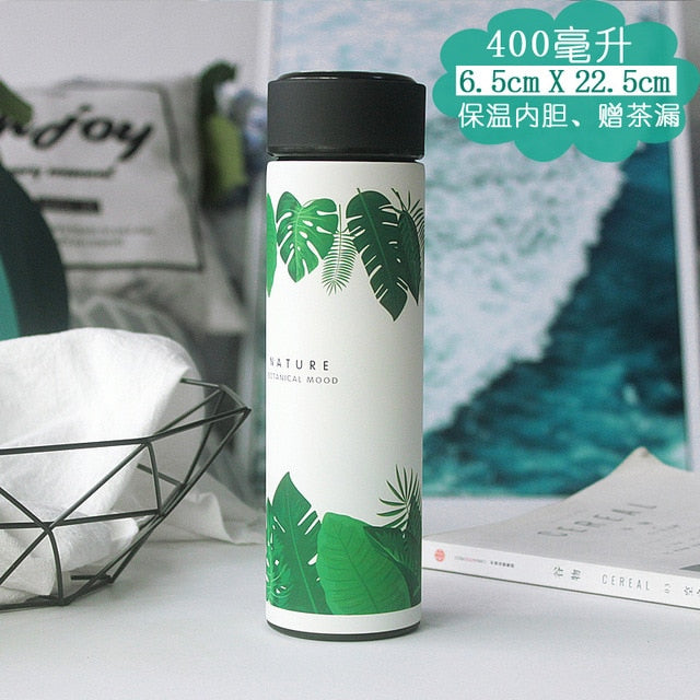 Stainless Steel Thermal Water Bottle with Tea Infuser
