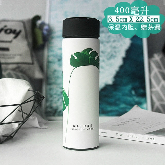 Stainless Steel Thermal Water Bottle with Tea Infuser