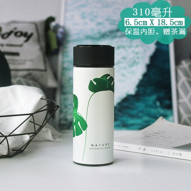 Stainless Steel Thermal Water Bottle with Tea Infuser