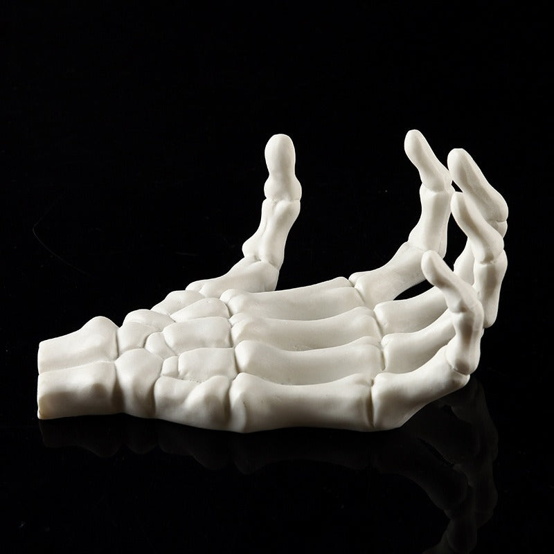 White Skeleton Hand Decoration for Gothic Home Style