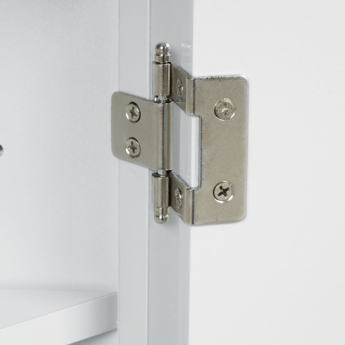Corner Bathroom Storage Cabinet with Adjustable Shelves