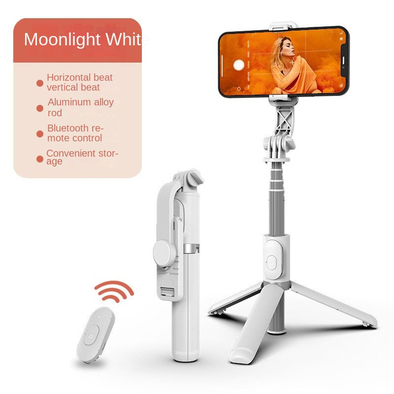 Selfie Stick with Fill Light and Bluetooth Remote