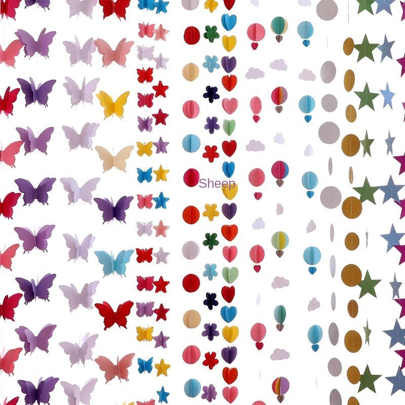 3D Paper Party Decorations for Colorful Event Displays