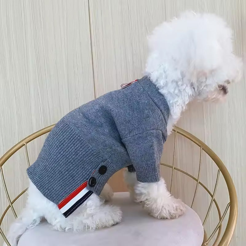Pet Knit Cardigan for Dogs & Cats | Cozy Walk Style