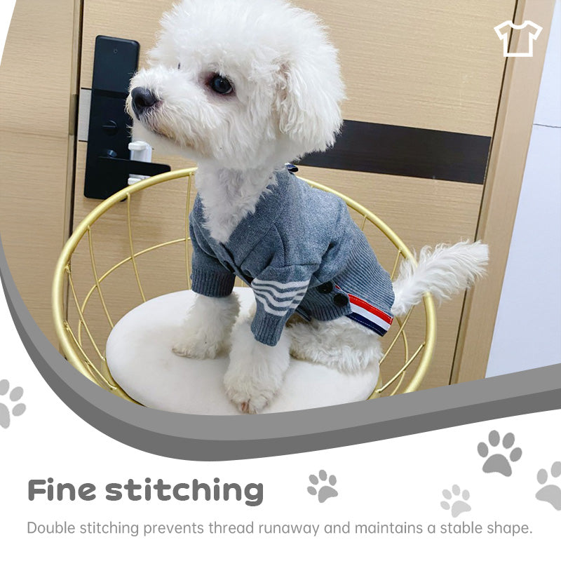 Pet Knit Cardigan for Dogs & Cats | Cozy Walk Style