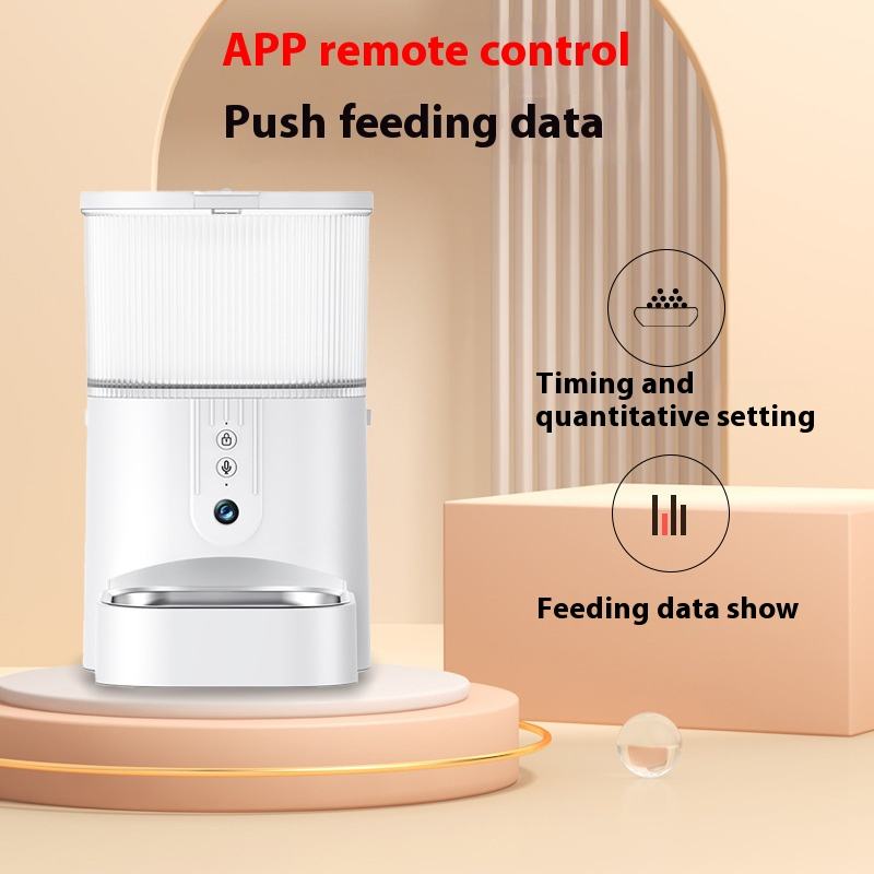 Smart Pet Feeder With App, Camera & 3L Food Hopper