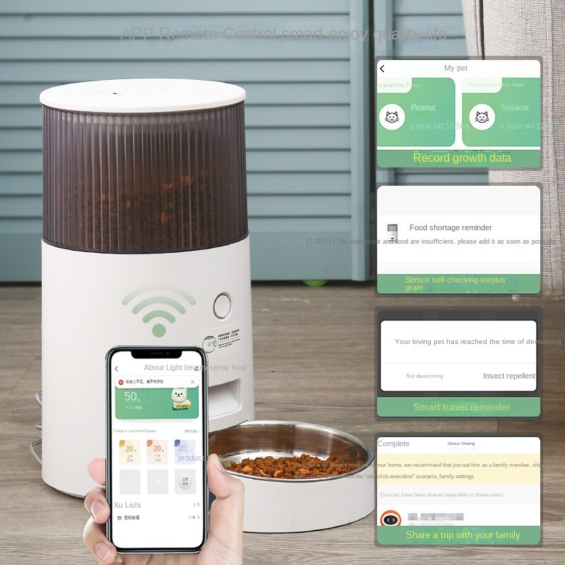 WiFi Automatic Pet Feeder With Freshness Protection