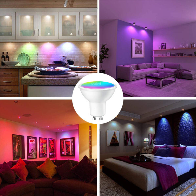 Smart GU10 Spotlight Bulb with App & Voice Colour Control