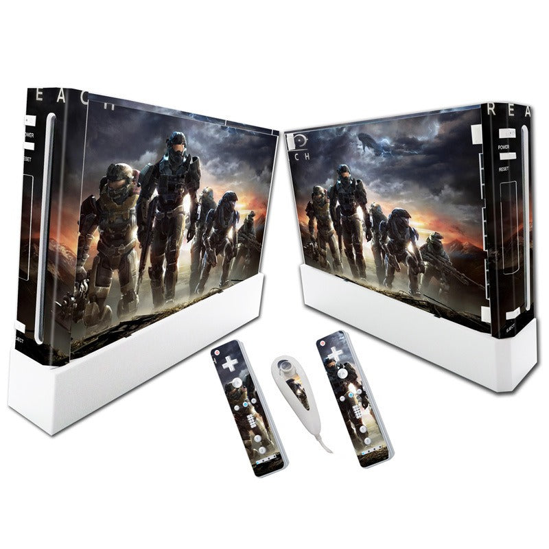 Wii Console Skin Stickers: Full-Body Protective Vinyl Wrap