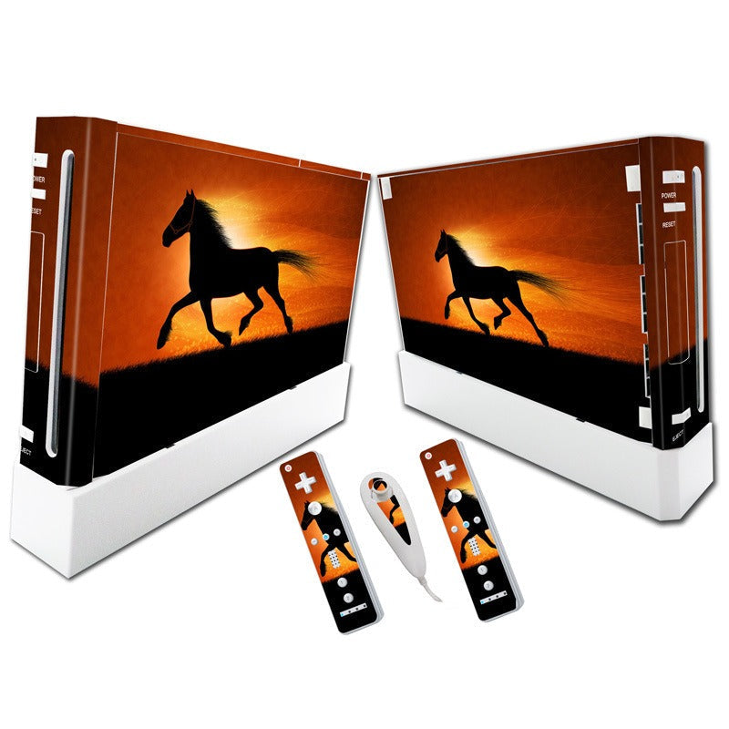 Wii Console Skin Stickers: Full-Body Protective Vinyl Wrap