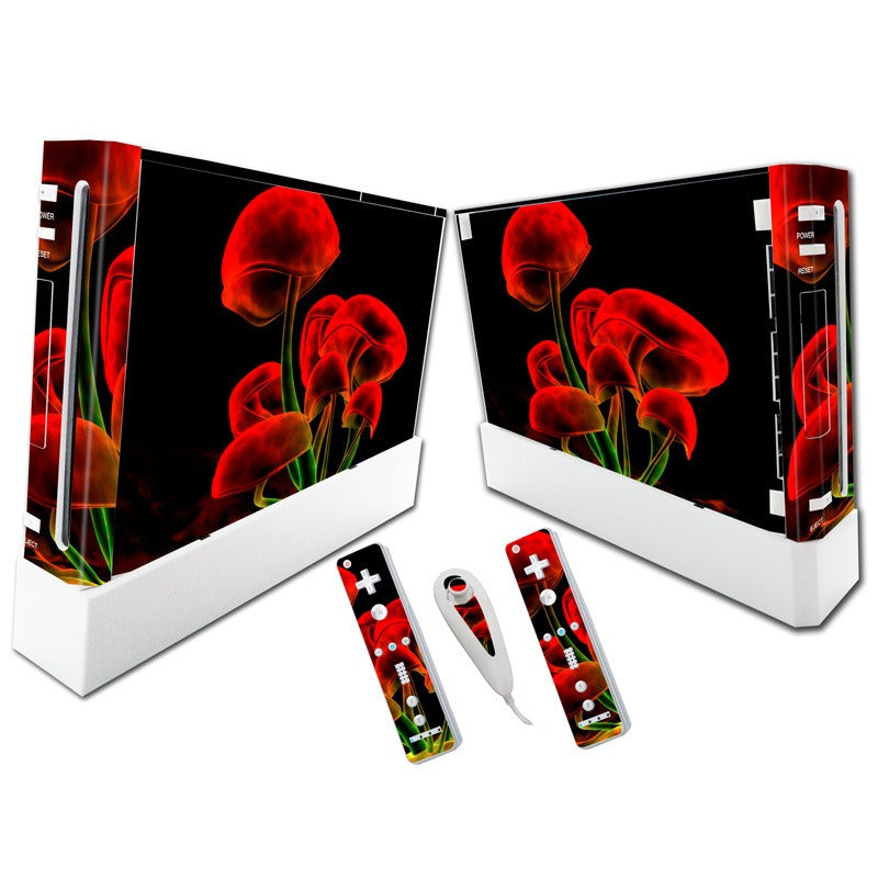 Wii Console Skin Stickers: Full-Body Protective Vinyl Wrap