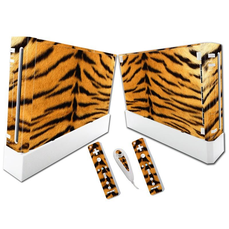 Wii Console Skin Stickers: Full-Body Protective Vinyl Wrap