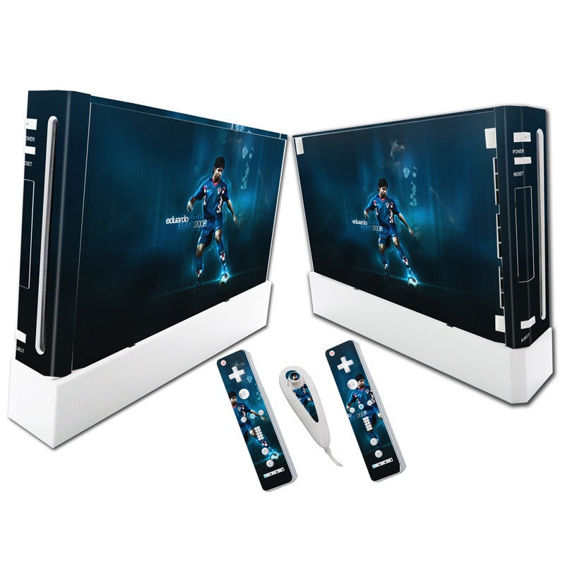 Wii Console Skin Stickers: Full-Body Protective Vinyl Wrap
