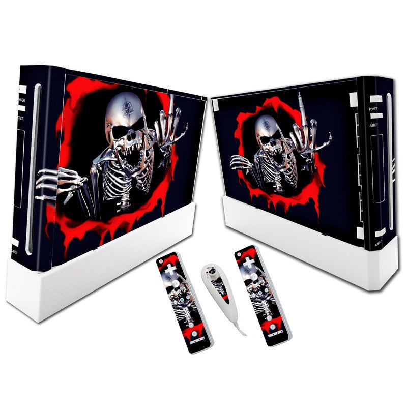 Wii Console Skin Stickers: Full-Body Protective Vinyl Wrap