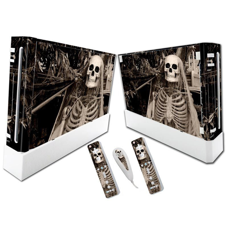 Wii Console Skin Stickers: Full-Body Protective Vinyl Wrap