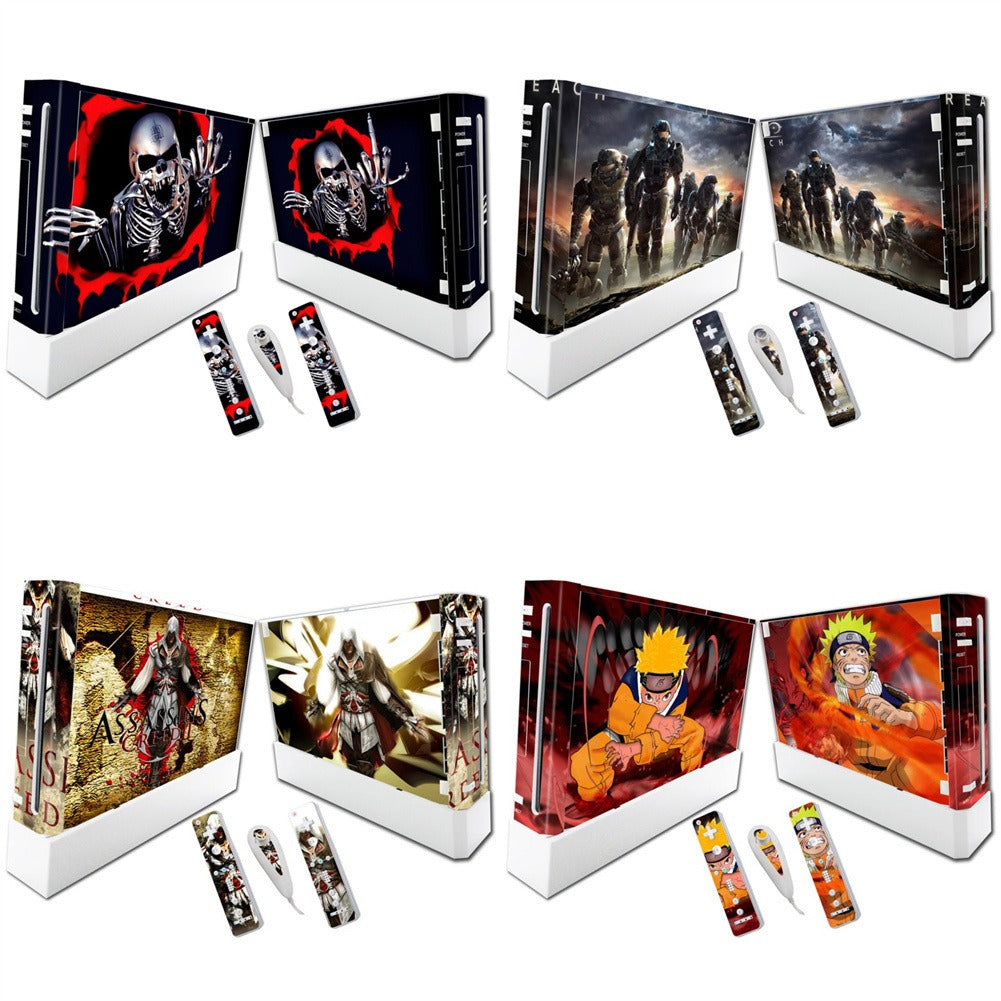 Wii Console Skin Stickers: Full-Body Protective Vinyl Wrap